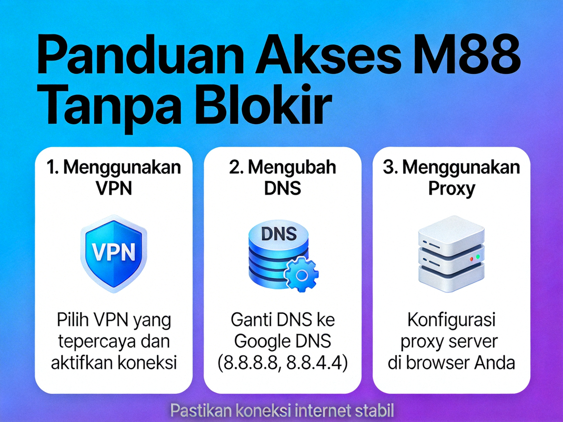 Panduan Akses M88 Tanpa Blokir
